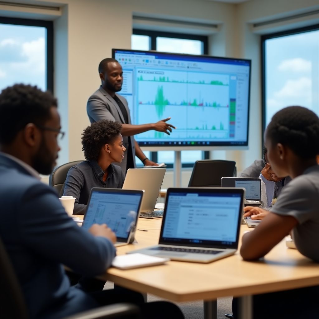 Investment simulation exercise with participants