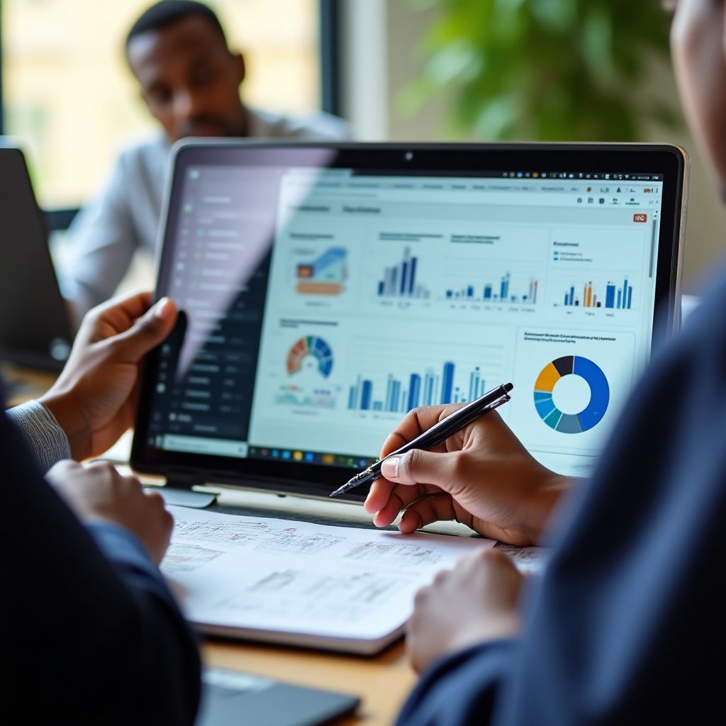 Risk assessment workshop with interactive tools